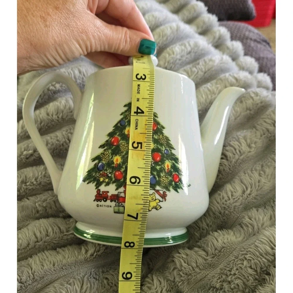 Vintage Mount Clemens Christmas Tree Teapot Made in Japan Mint Condition‎